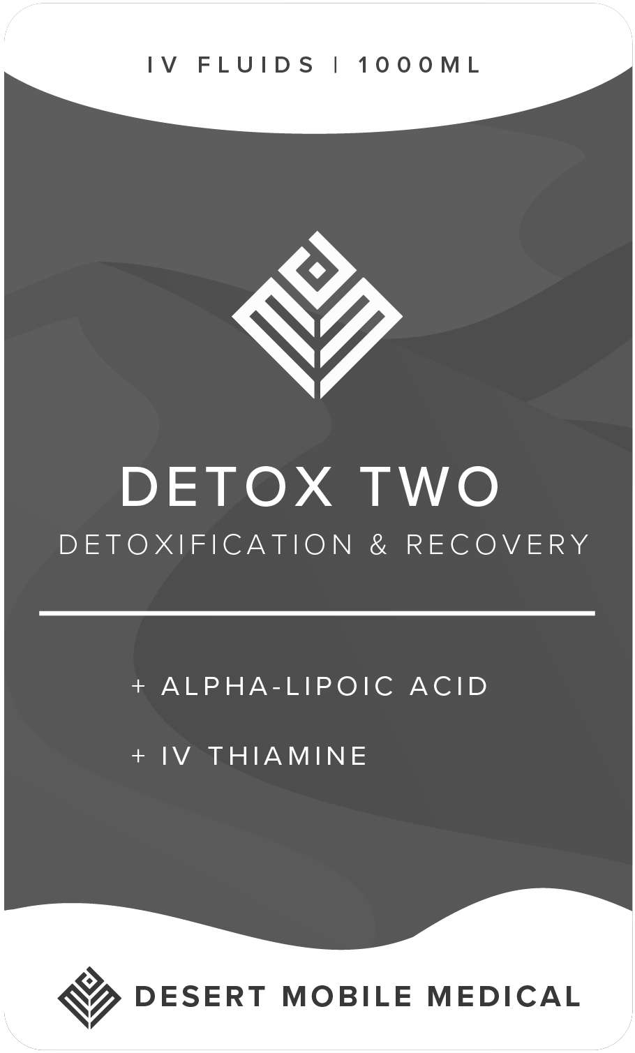 Detox Two Detoxification & Recovery from Nourish IV by Desert Mobile IV Drip Example